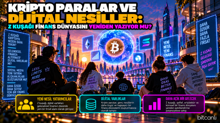 Kripto Paralar ve Dijital Nesiller: Z Kuşağı Finans Dünyasını Yeniden Yazıyor mu?